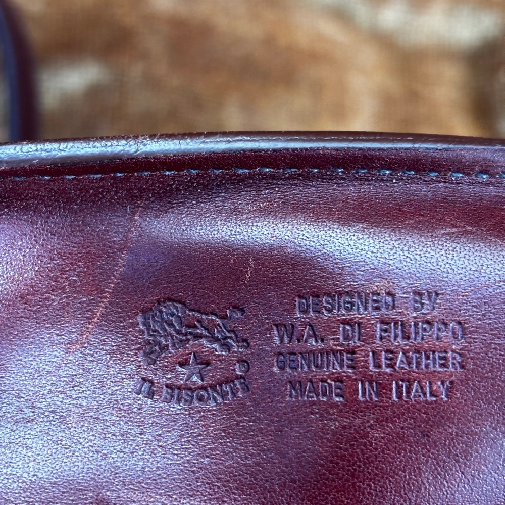 Vintage Il Bisonte Leather Crossbody Bag - Picture 10 of 10